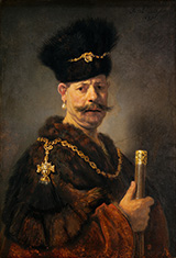 A Polish Nobleman 1637 By Rembrandt Van Rijn