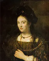 Saskia Van Uylenburgh 1643 By Rembrandt Van Rijn