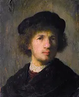 Self Portrait 1630 By Rembrandt Van Rijn