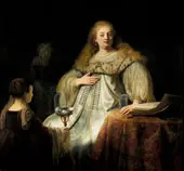 Judith at the Banquet of Holofernes By Rembrandt Van Rijn