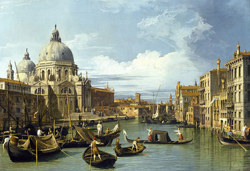 The Grand Canal and the Church of the Salute 1730 | Oil Painting Reproduction