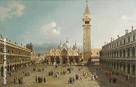 Piazza San Marco with the Basilica 1730 By Canaletto