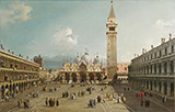 Piazza San Marco with the Basilica 1730 By Canaletto