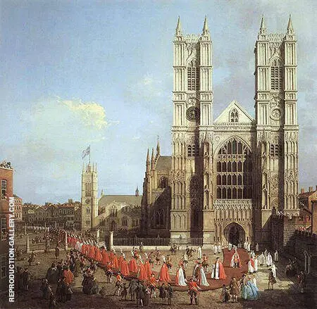 Westminster Abbey 1749 By Canaletto