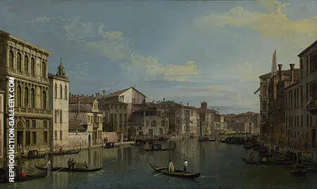 Grand Canal from Palazzo Flangini 1738 By Canaletto