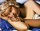 Sleeping Woman 1935 By Tamara de Lempicka