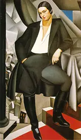 Portrait of the Duchesse de la Salle 1925 By Tamara de Lempicka