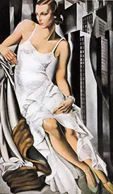Portrait of Mrs Alan Bott 1930 By Tamara de Lempicka