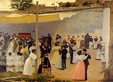 At the Ball 1896 By Ramon Casas