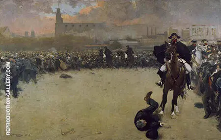 The Charge or Barcelona 1902 By Ramon Casas