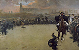 The Charge or Barcelona 1902 By Ramon Casas