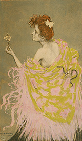Original Design for the Poster Sifilis 1900 By Ramon Casas
