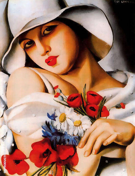 Femme Colombe by Tamara de Lempicka | Oil Painting Reproduction