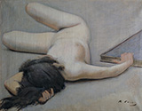 Female Nude 1894 By Ramon Casas