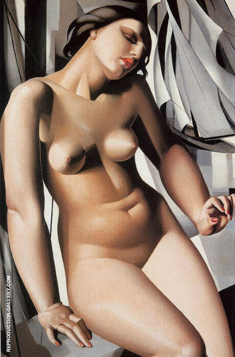 Nude with Sails by Tamara de Lempicka | Oil Painting Reproduction