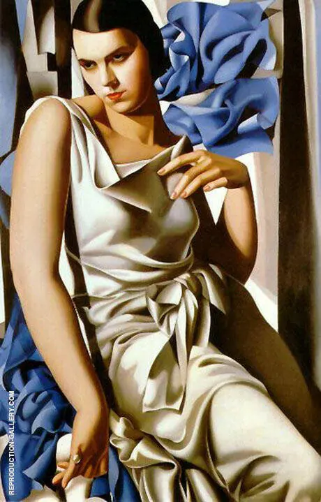 Portrait of Madam M By Tamara de Lempicka