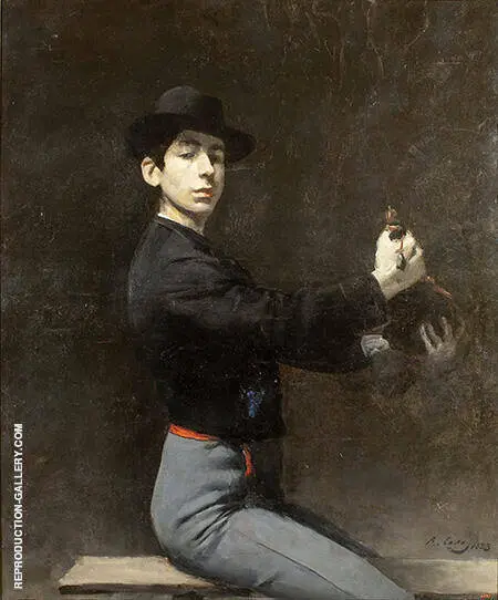 Self-Portrait as a Flamenco Dancer 1883 By Ramon Casas