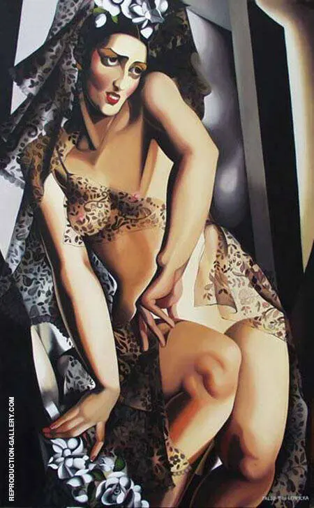 Portrait of Nana de Herrera By Tamara de Lempicka