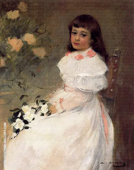 Daughter of the painter Santiago Rusinol 1893 By Ramon Casas