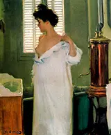 Before The Bathroom c1895 By Ramon Casas