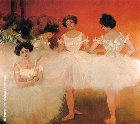 The Corps De Ballet c1901 By Ramon Casas