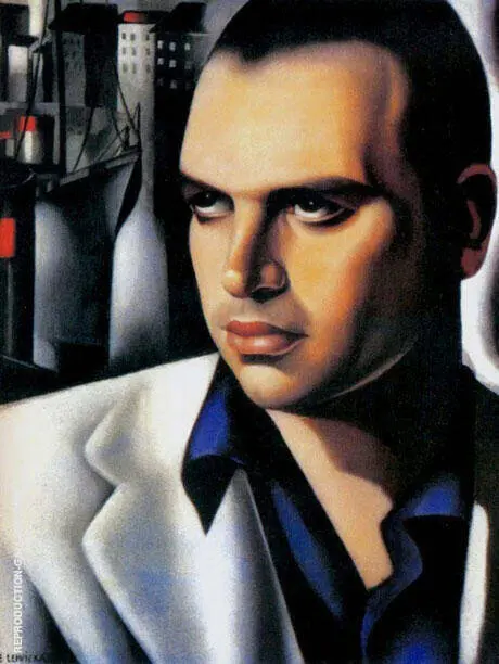 Portrait of Count Vettor Marcello By Tamara de Lempicka