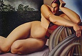 Reclining Nude 1925 By Tamara de Lempicka