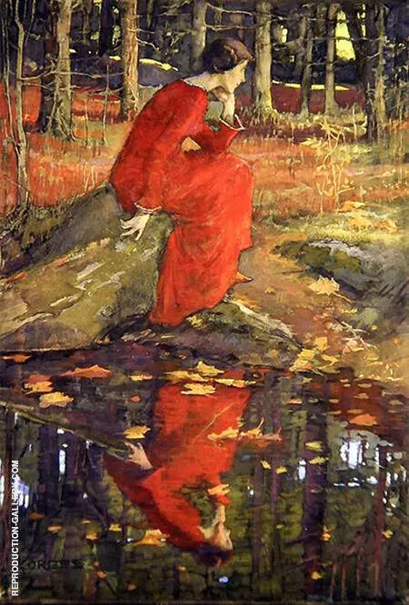 The Leaf c1897 By Elizabeth Forbes
