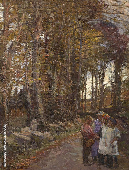 In the Lane by Elizabeth Forbes | Oil Painting Reproduction
