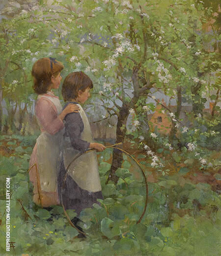 The Orchard by Elizabeth Forbes | Oil Painting Reproduction