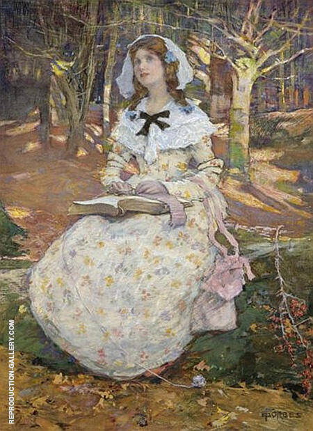 The Open Book by Elizabeth Forbes | Oil Painting Reproduction