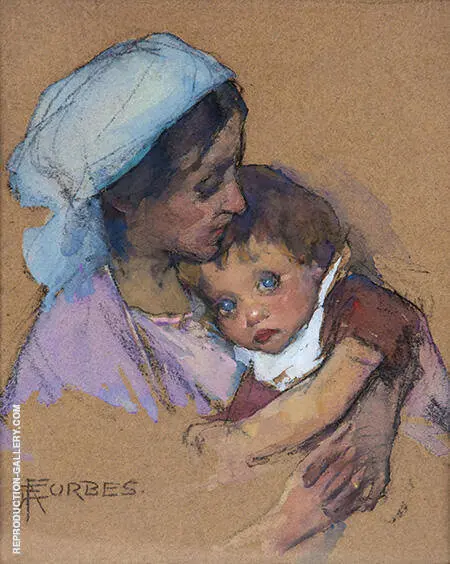 Mother and Child By Elizabeth Forbes