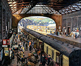The Terminus Penzance Station By Stanhope Forbes