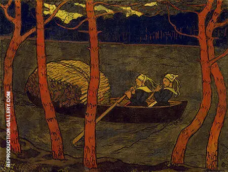 Boatwomen in Brittany c1888 By Georges Lacombe