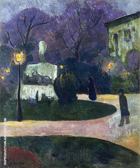 Square with Street Lamp 1891 By Paul Serusier