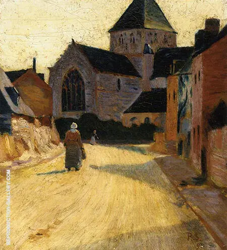 Woman in a Street 1891 By Paul Serusier