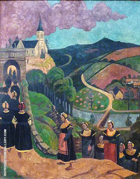 The Pardon of Notre Dame Des Portes at Chateauneuf Du Faou 1894 By Paul Serusier