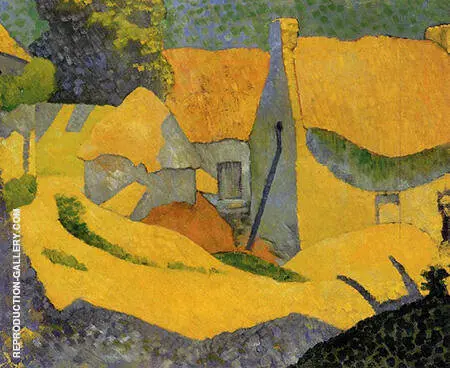 Yellow Farm at Pouldu c1890 By Paul Serusier