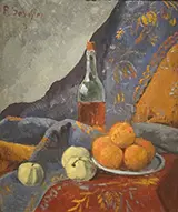 Still Life with Bottle and Fruit 1909 By Paul Serusier