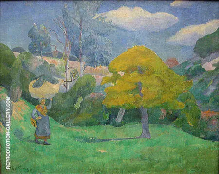 Bretonin auf dem Weg zum Waschplatz c1890 By Paul Serusier