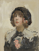 Portrait of a Woman By Isaac Israels