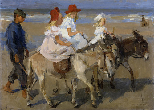 Donkey Riding on the Beach c1898-1900 | Oil Painting Reproduction