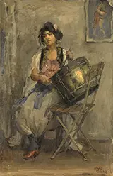 The Drummer c1890-1910 By Isaac Israels