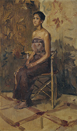 Portrait of A Seat By Isaac Israels