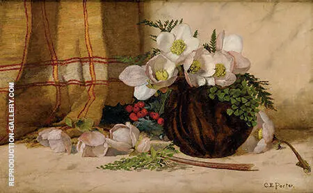 Still Life with Roses By Charles E Porter