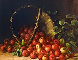 Apples in an Overturned Basket By Charles E Porter