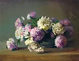 Peonies in a Bowl By Charles E Porter