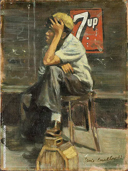 Shoe Shine c1953 By Ernest Crichlow