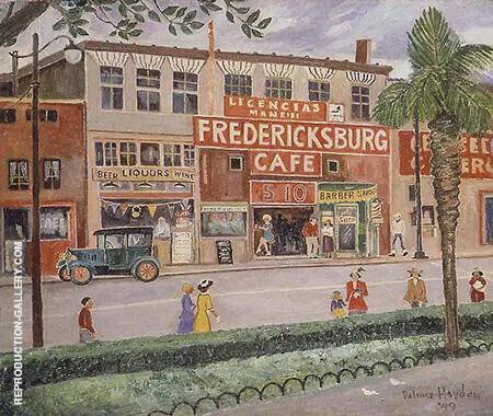 Fredericksburg Cafe 1949 By Palmer Hayden