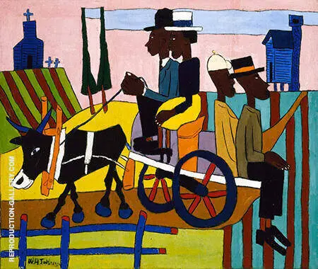 Going to Church c1940-41 By William H Johnson